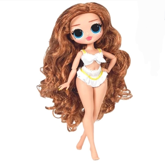 L.O.L Surprise! O.M.G. Swim Doll Coastal‎ Q.T. White Dress 9 Inches - Picture 1 of 15